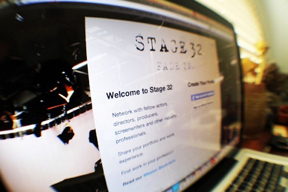 GETTING CONNECTED: Stage 32 is a new social media site created by ASU alumnus Curt Blakeney that links film students with professionals. (Photo by Rosie Gochnour)