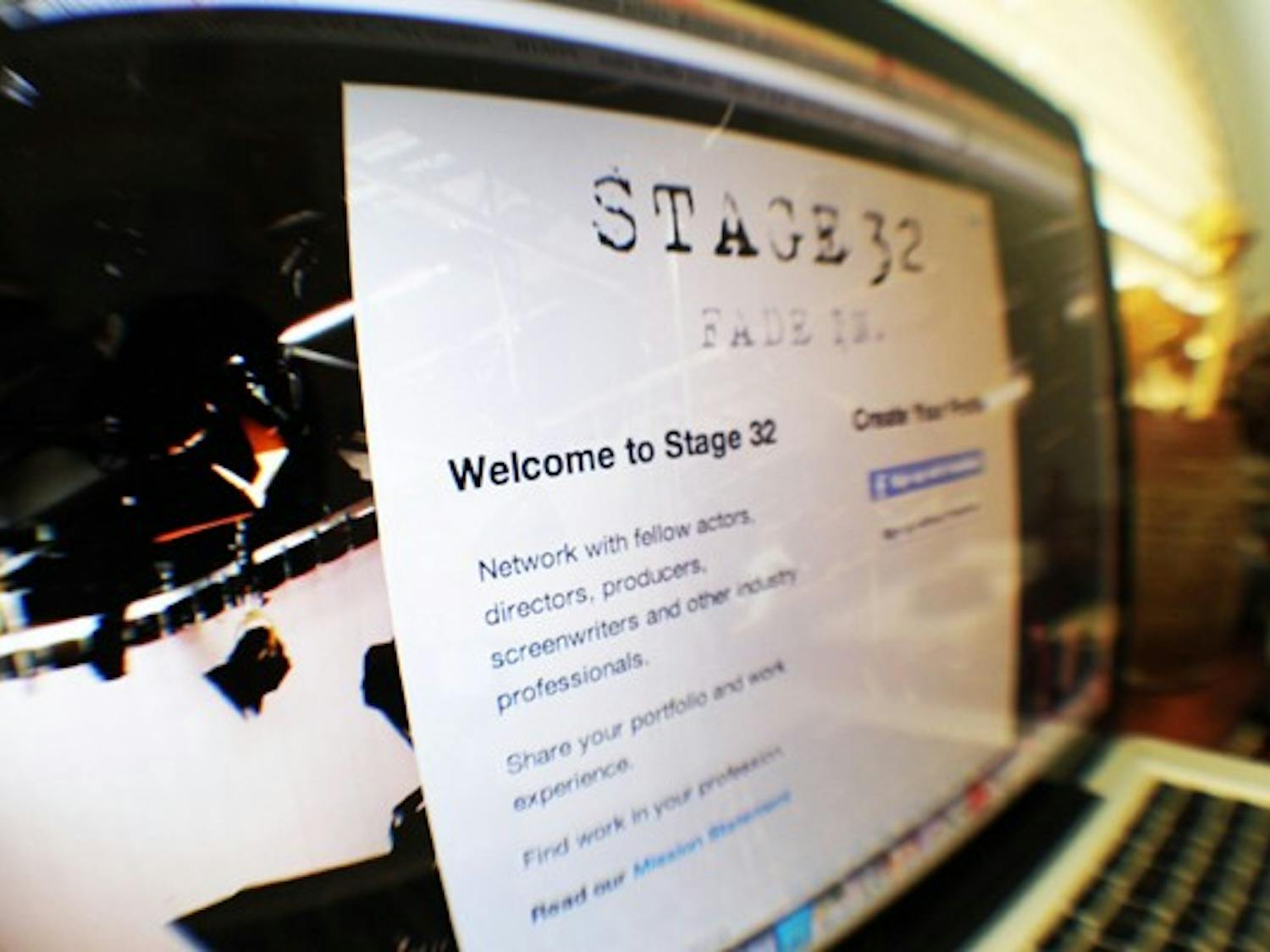 GETTING CONNECTED: Stage 32 is a new social media site created by ASU alumnus Curt Blakeney that links film students with professionals. (Photo by Rosie Gochnour)