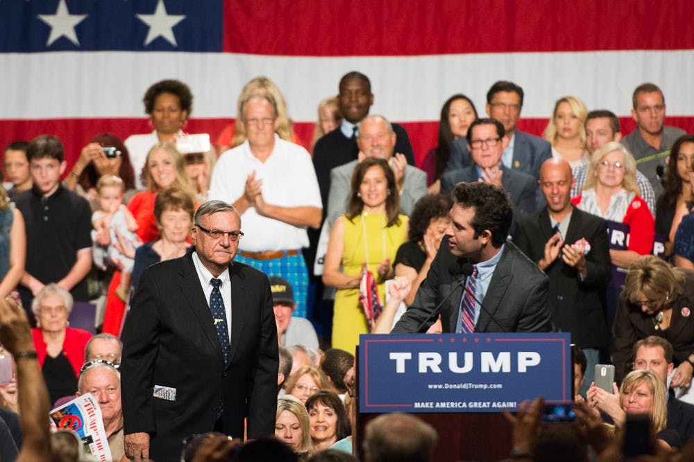 Joe Arpaio Trump rally
