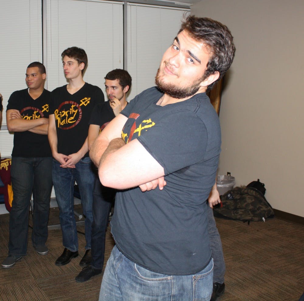 Made up of a various personality, Priority Male's practices are a combination of the silly personas of the members who know when to concentrate and when to let loose.
Photo by Noemi Gonzalez