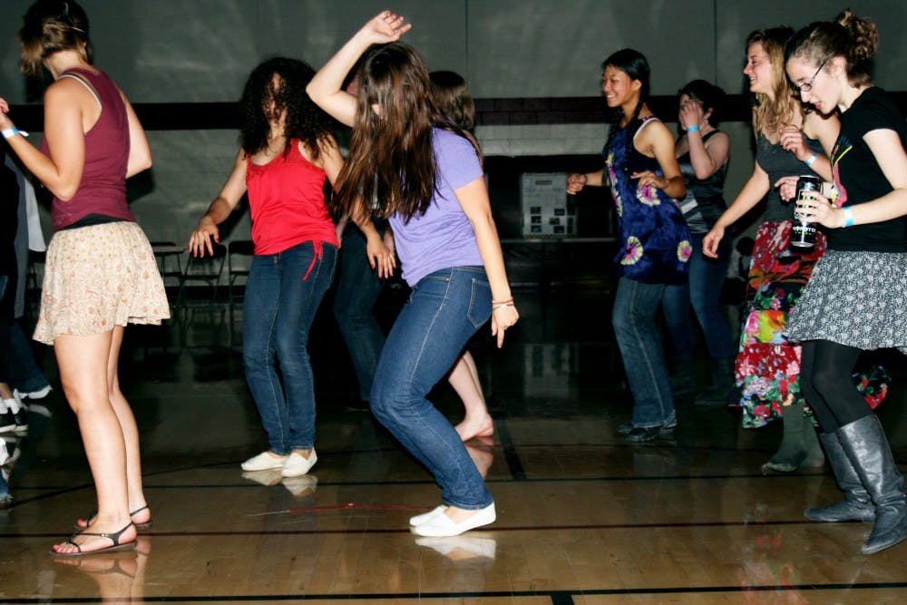 ASU students raising money for "Healing the Children" participated in a dance-a-thon, April 2, 2011