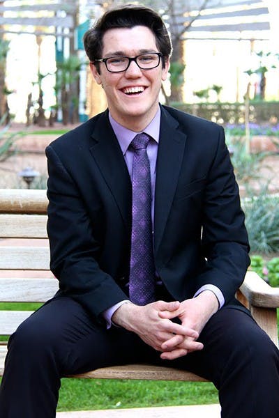 USG Downtown President Frank Smith III spent fall break meeting with ASU leadership to serve the needs of the undergraduate population. (Photo by Andrew Ybanez) 