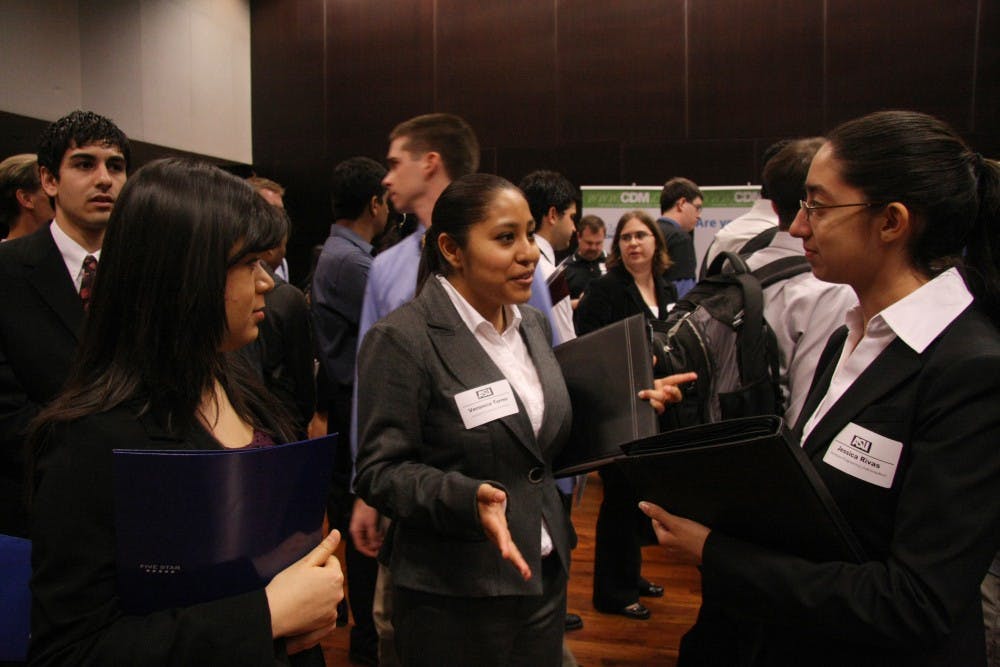 ASU Career and Internship Fair in 2013 (2)