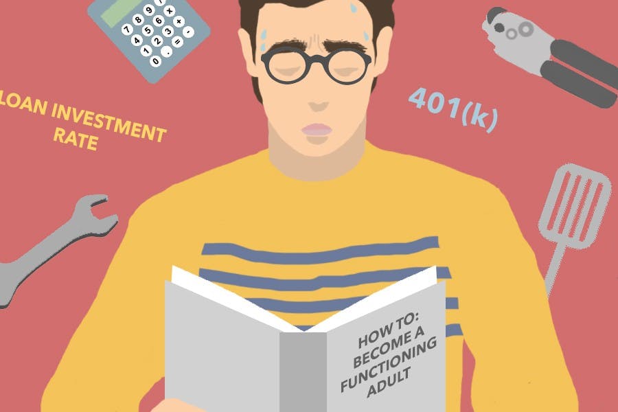 Adulting 101 graphic