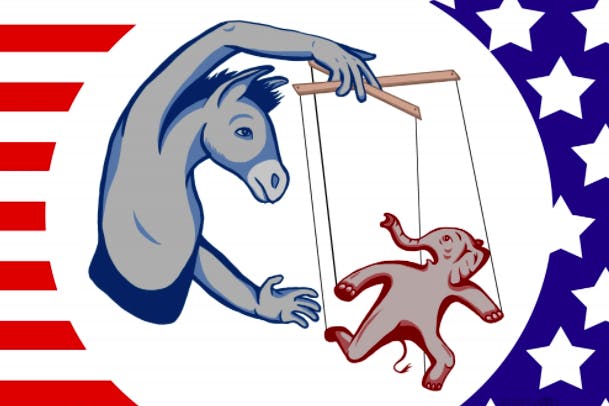 "Sometimes it's hard to identify as a conservative in a liberal arts major and to feel free enough to be oneself and to express one's own political views." Illustration originally&nbsp;published Tuesday, Feb. 14, 2017.