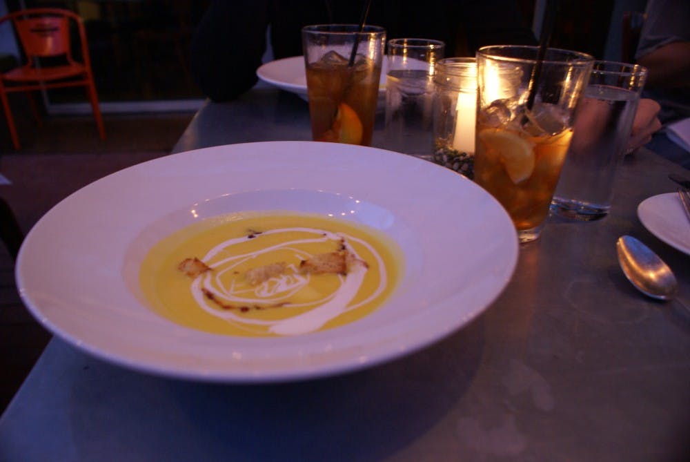 Delicious soup from St. Francis. Photo by Chelsea Brown. 