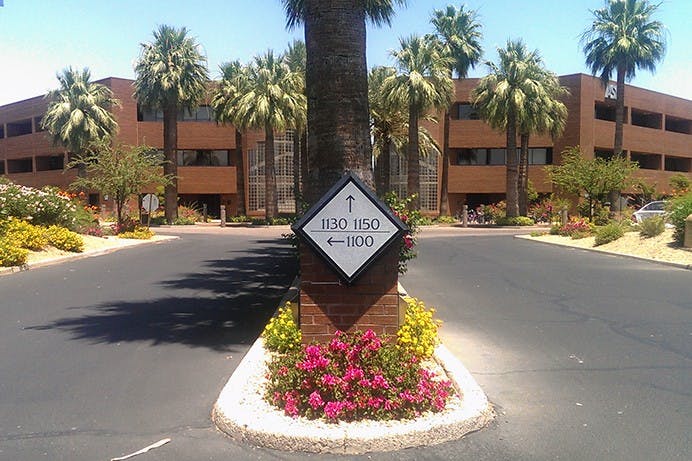 ASU's University Center at&nbsp;1130 E University Dr. is pictured on Wednesday, June 1. Students working for PayPal work out of Building C in the University Center.&nbsp;