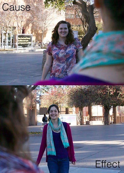 Smiling at strangers results in changing that person's day.
Photos by Pauletta Tohonnie