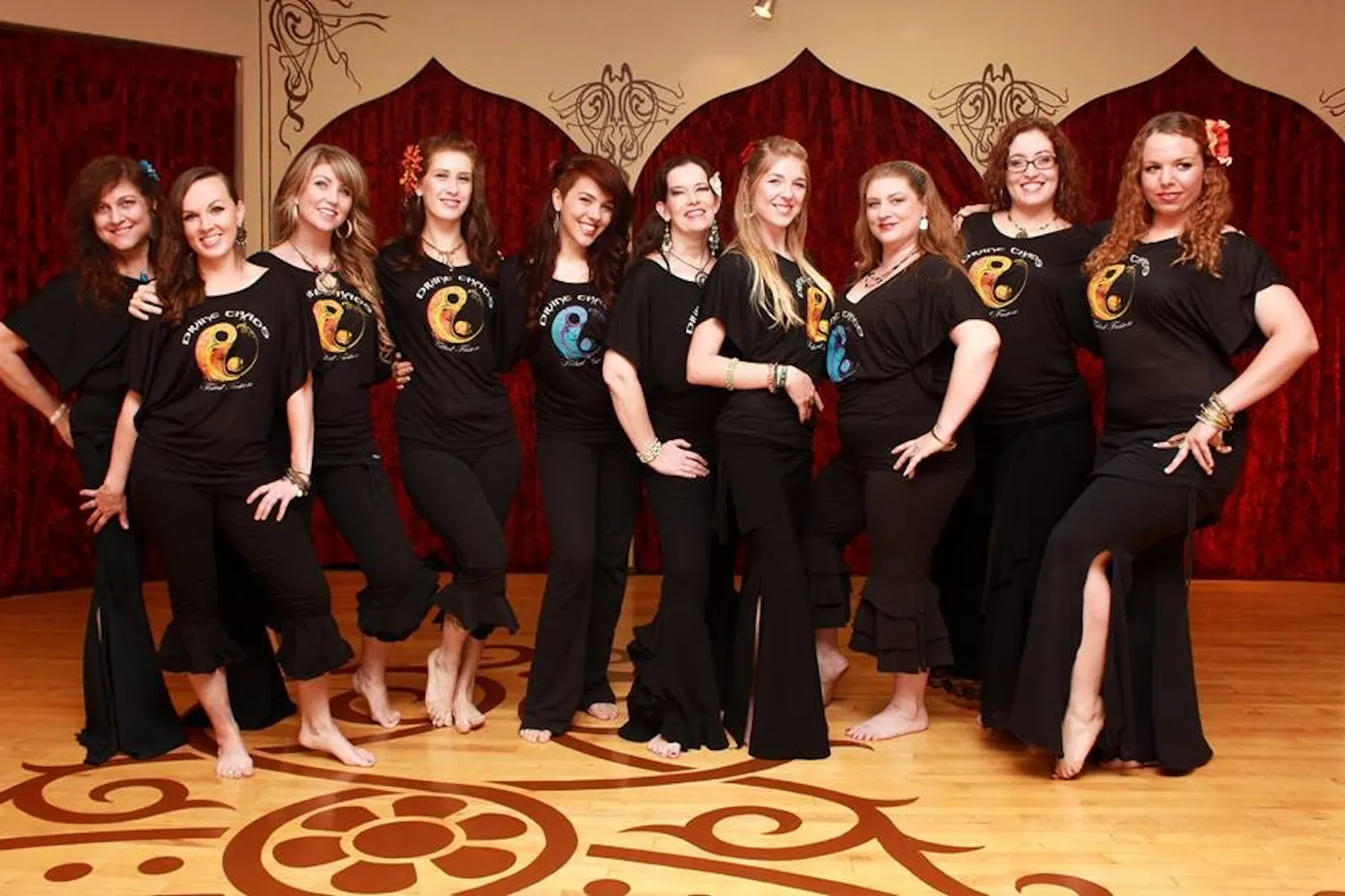 The women of Divine Chaos Tribal Fusion, the organization that is putting on the Phoenix Rising Dance Festival on Nov. 5. 