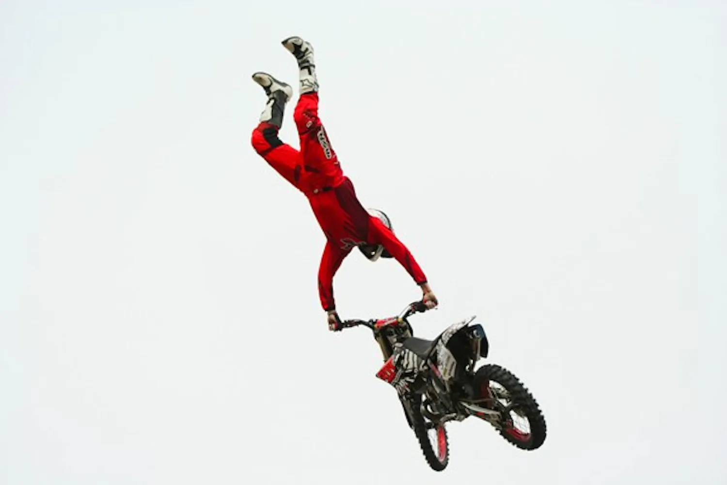 BIG AIR: Freestyle motocross rider Dan Norris performs at a free show at the Arizona Cityfest on Rio Salado Parkway and Mill Avenue on Sunday afternoon. (Photo by Lisa Bartoli)