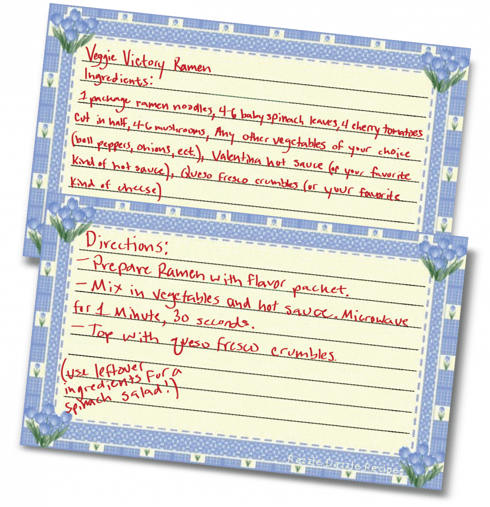 Veggies can really enhance some processed foods.