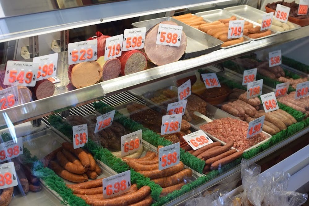 Schreiner's Fine Sausage specialty shop&nbsp;carries 60 sausage types and various deli meats, as well as a $5 brown bag lunch. Image taken Tuesday, July 5, 2016.