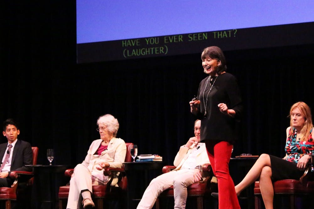 Gloria Feldt, Co-Founder and President of women’s leadership movement Take the Lead, presents her speech about inequality for women.