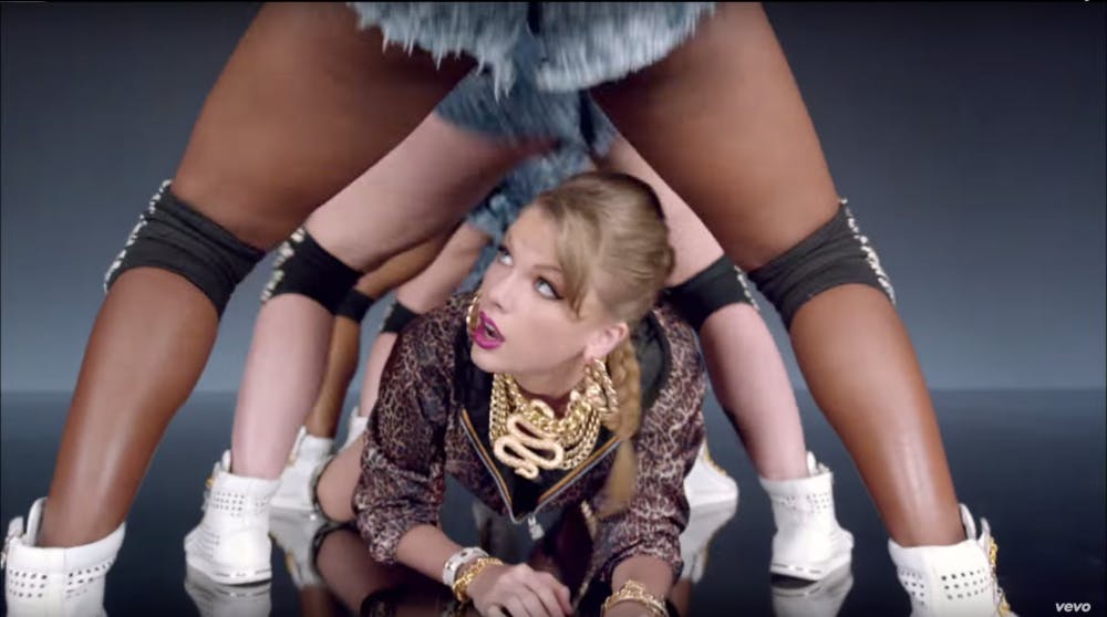 Screenshot from Taylor Swift's video "Shake It Off."