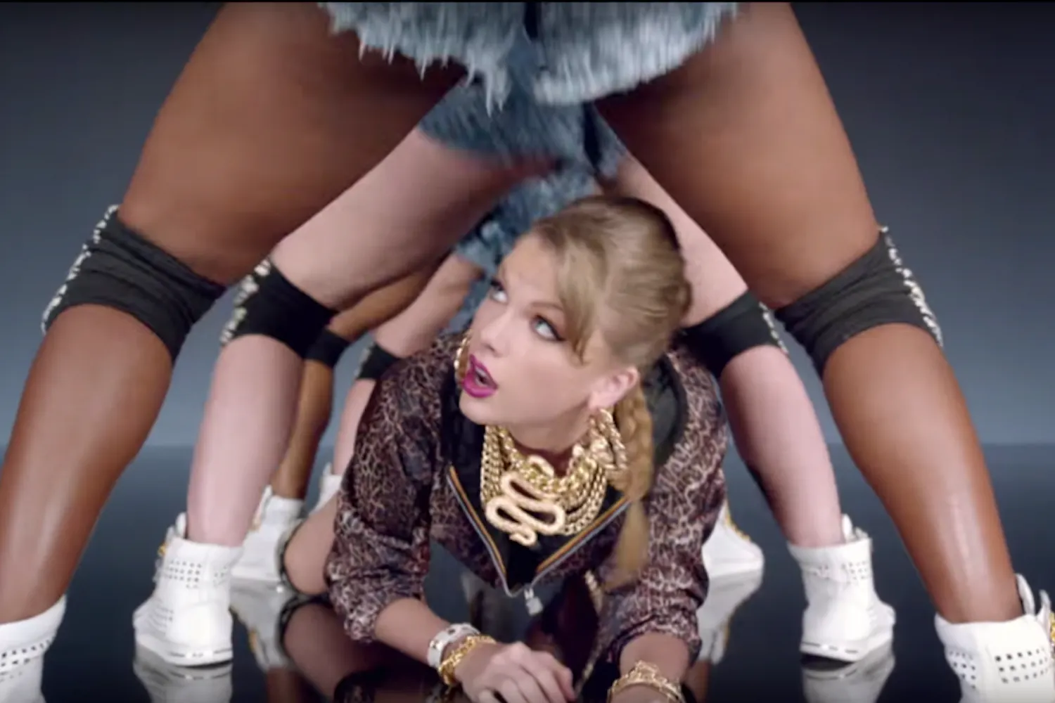 Screenshot from Taylor Swift's video "Shake It Off."