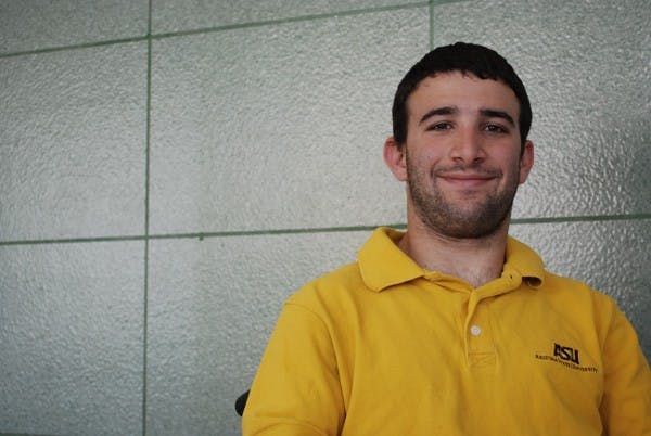 Applied computer science junior Christopher Carter has been building computers since he was a child. (Photo by Murphy Bannerman)