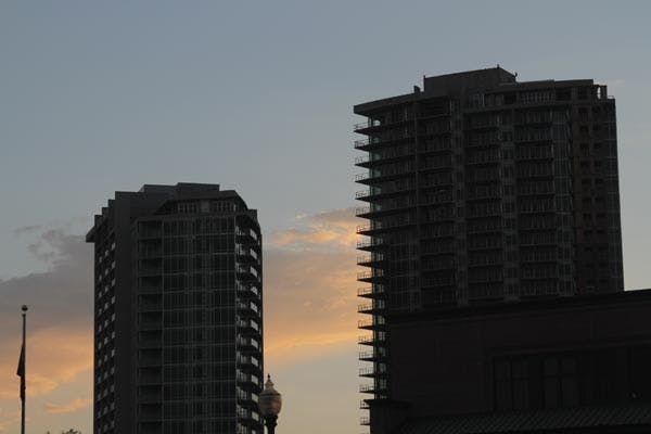 NEW OWNERS: The long-abandoned Centerpoint condominiums off Mill ave.  have finally been purchased. The new owners plan to open the condos early next year. (Photo by Andy Jeffreys)
