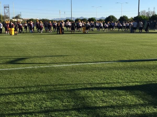 ASU football begins spring practice on March 16 (Katlyn Ewens/The State Press)
