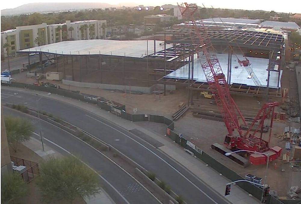 The Tempe campus Student Rec Center will be expanded to accomodate . Photo by Evan Triantafilidis.