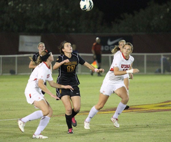 Junior forward Cali Farquharson leads the team's potent offense with eight goals on the season. (Photo by Kyle Newman)
