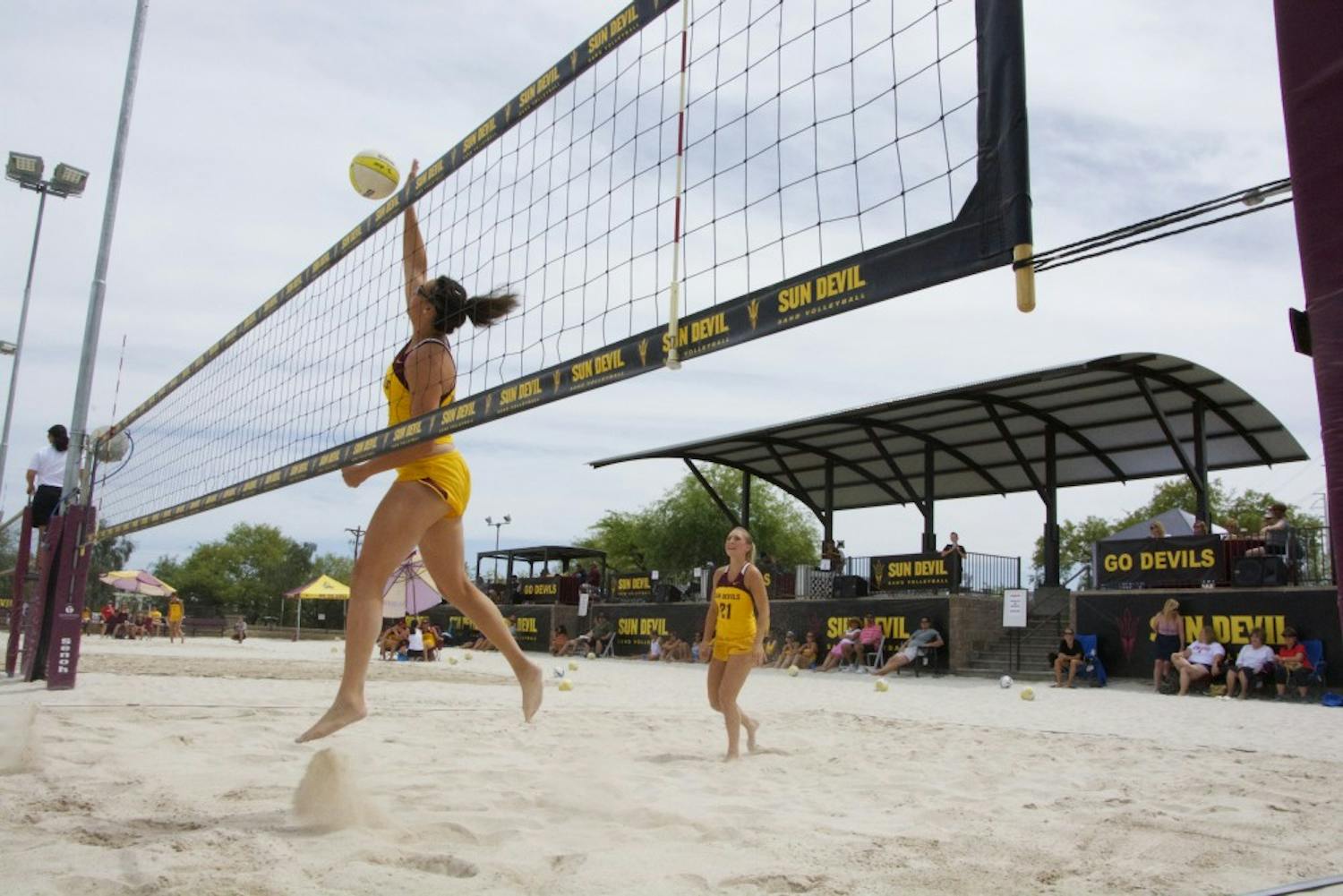 Whitney Follette Halle Harker- sand volleyball