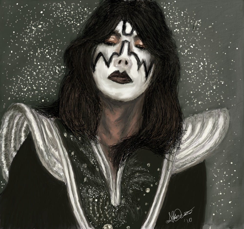 KISS meets the canvas. Courtesy of Alec Damiano.