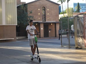 Purneet Pabla rides Lime scooter despite ban
