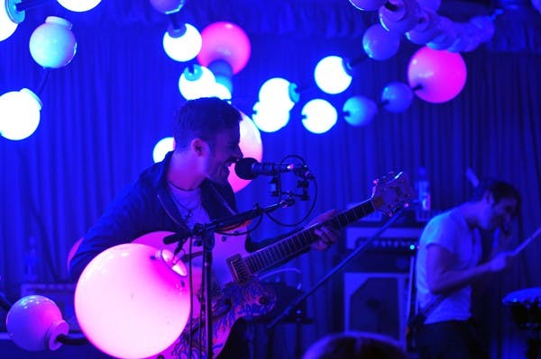 Alaskan rock band Portugal. The Man performs at the Crescent Ballroom in Phoenix on Friday night. (Photo by Cheman Cuan)