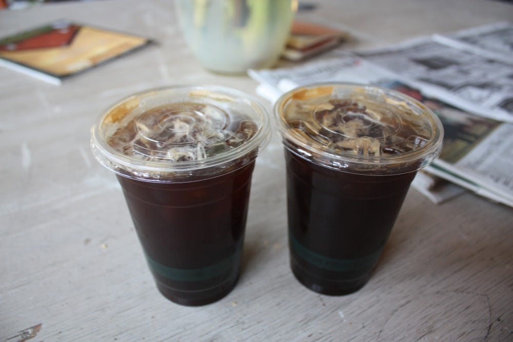 Lola's iced coffee is perfect for those upcoming summer days. Photo by Chelsea Brown. 