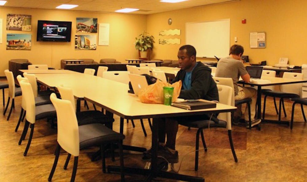 The W.P. Carey School of Business will be launching a Masters of Science and Management program (MiM). The Ford Graduate suite offers a quite, exclusive place on campus for current graduate students to study and relax. (Photo by Jenn Allen)