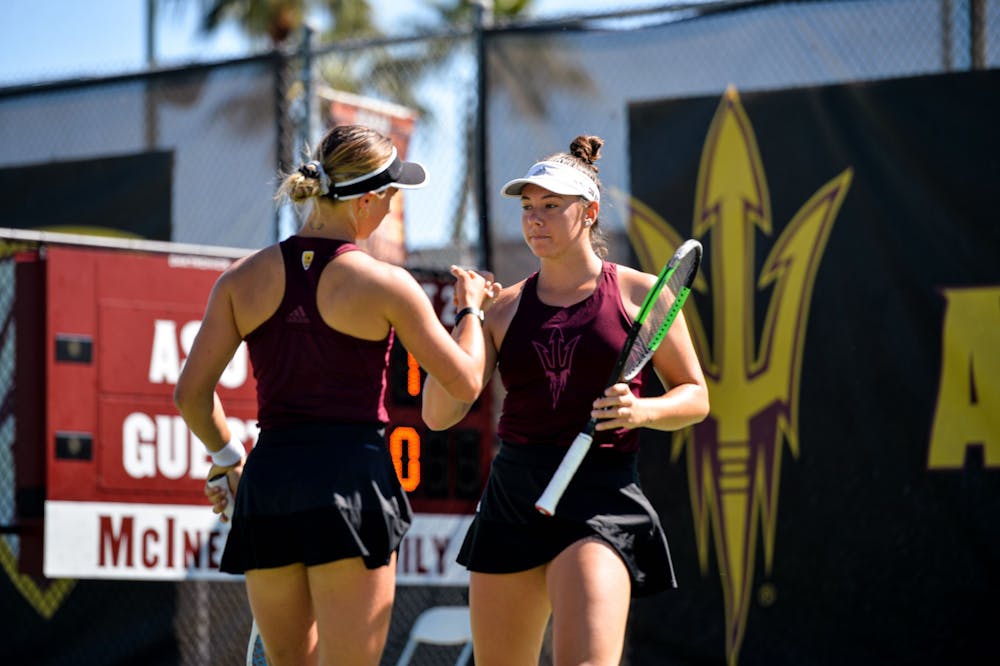 ASU men's and women's tennis teams trade sweeps against UA - The