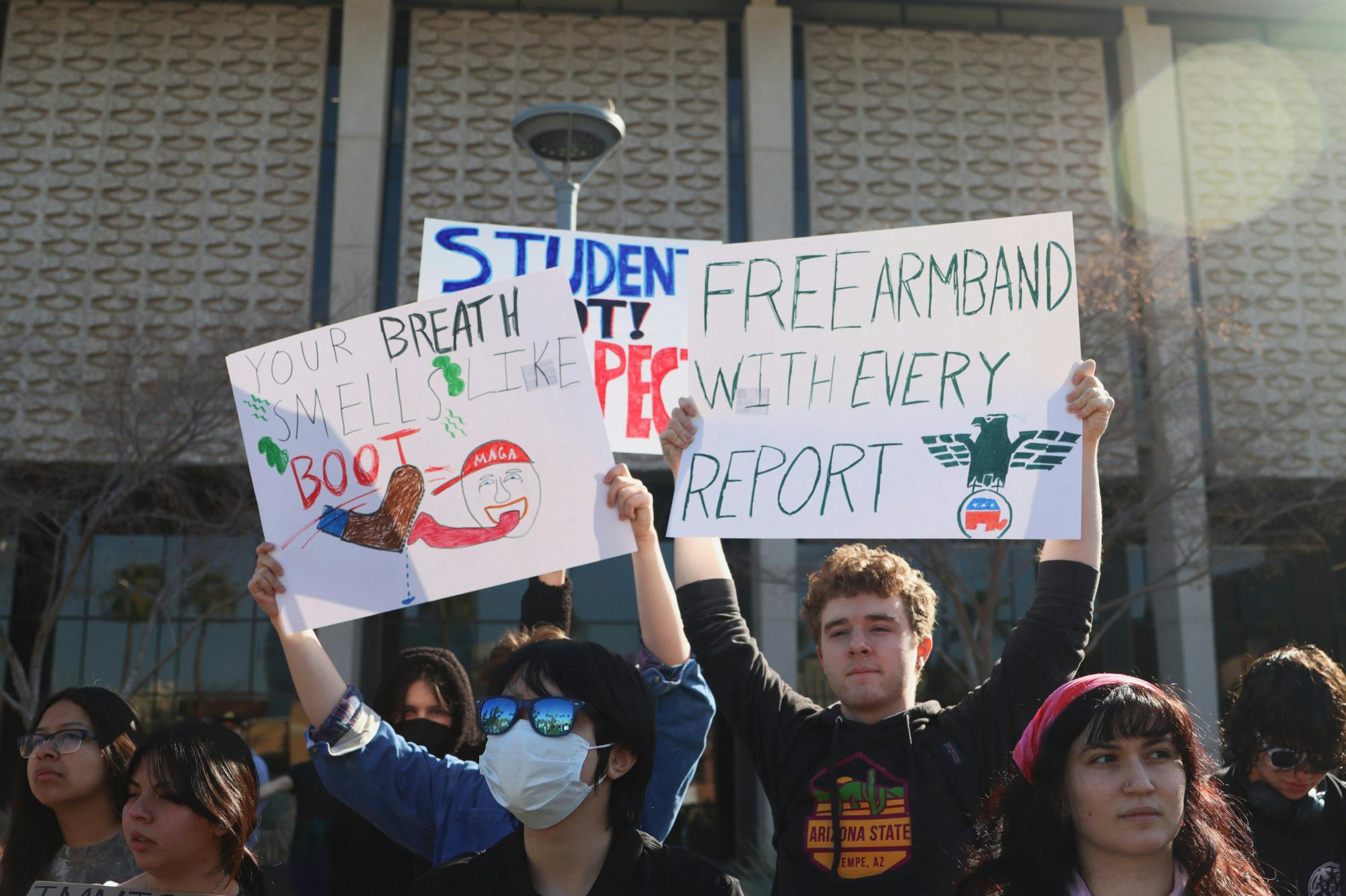 Gallery: Protest against College Republicans United