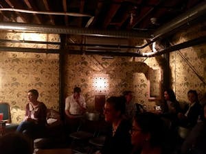 The February “Get Lit” discussion at Valley Bar on Feb. 2&nbsp;involved thought-provoking ideas of how we consume media and the era of a Trump presidency.