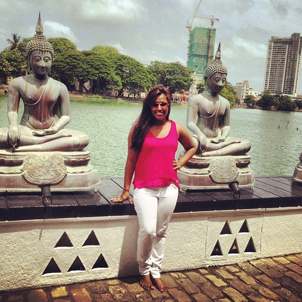Tishni Weerasinghe in Sri Lanka.