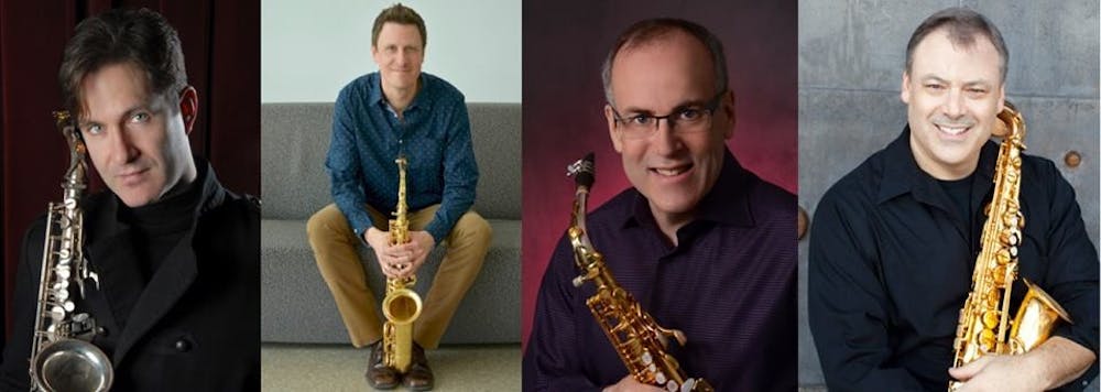 Capitol Quartet consists of saxophone players&nbsp;Christopher Creviston, Henning Schroder, Joseph Lulloff, and David Stambler. They will be performing at ASU on Nov. 16 and 18.