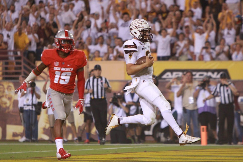against Cal Poly Friday, Sept. 18, 2015 at Sun Devil Stadium  in Tempe.