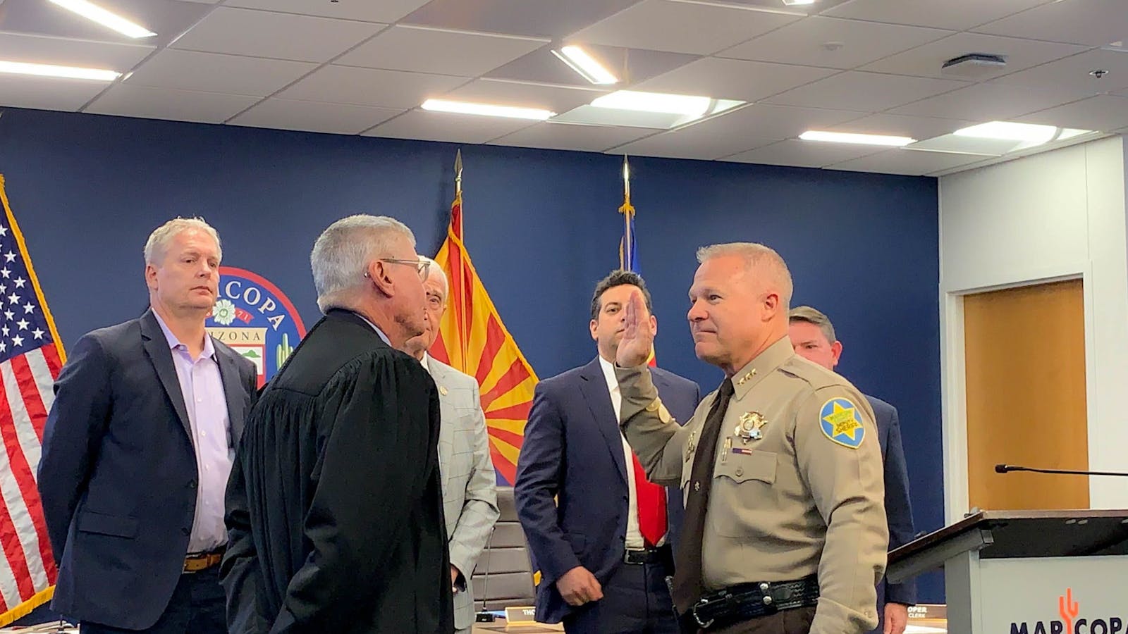 New Maricopa County sheriff promises to push aside politics before 2024 ...