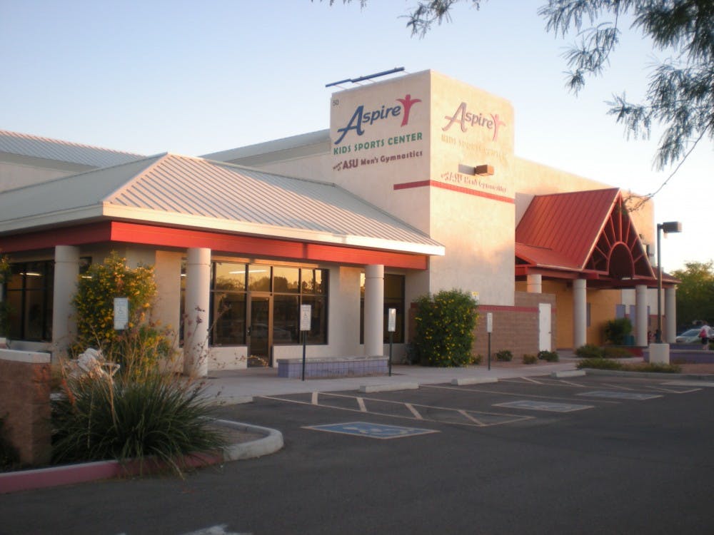 Aspire to be a great athlete in this building. Photo by Brendan Capria. 