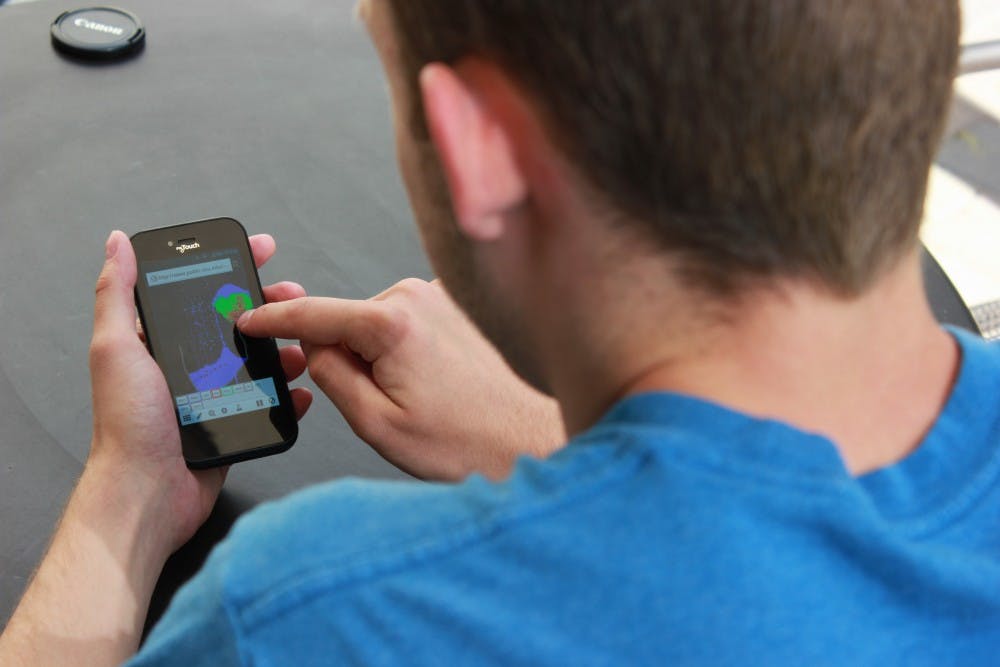 Granular is an reaction simulator that brings together both The Falling Sand Game and Conway’s Game of Life and it can be played on any web browser. Photo by Courtland Jeffrey