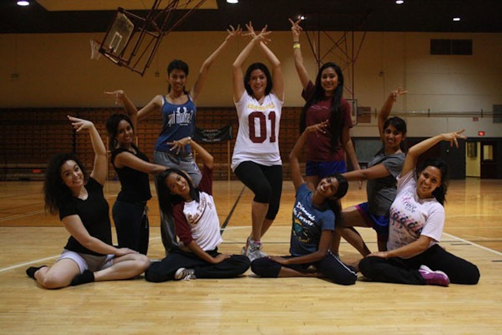 ASU Aashiyana Bollywood dance club has pushed through many obstacles to find a space on campus to rehearse for their national competition on Nov. 9 in Austin, Texas.  (Photo by Hector Salas Almeida)