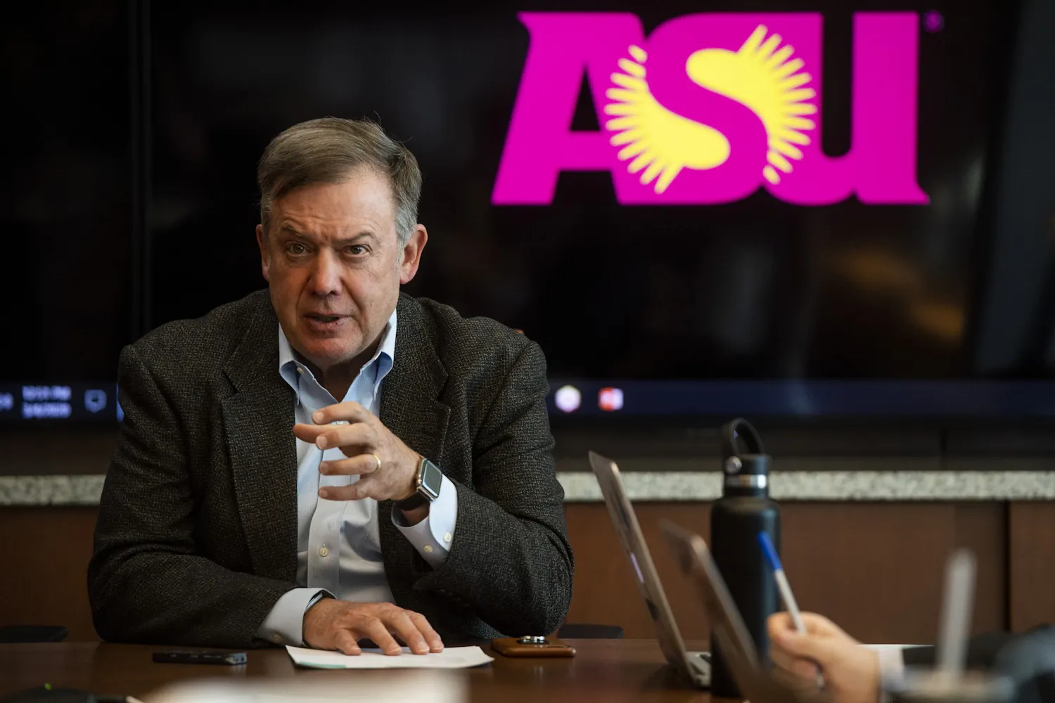 20200304 Michael Crow meeting 0015