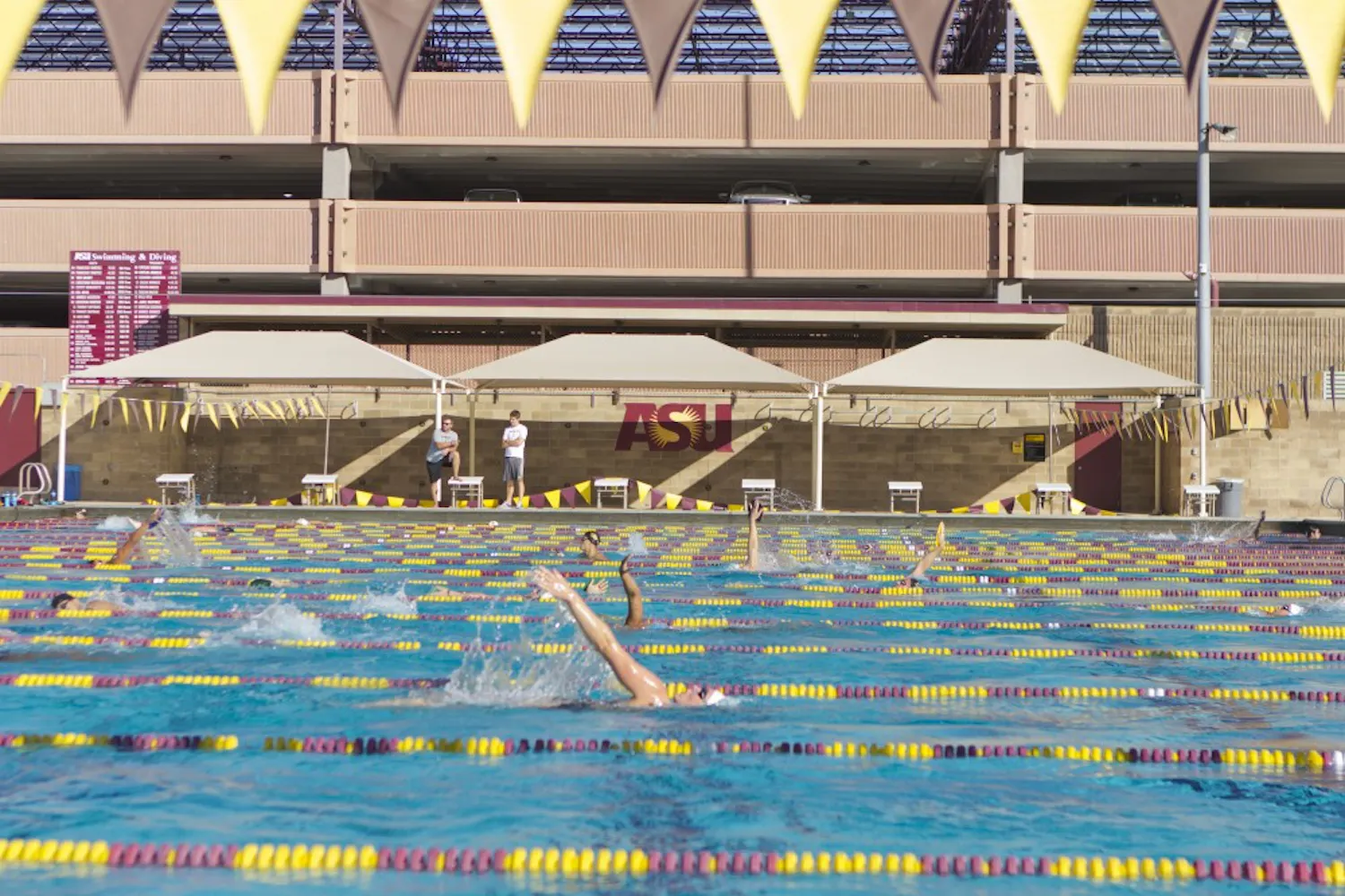 ASU swim and dive