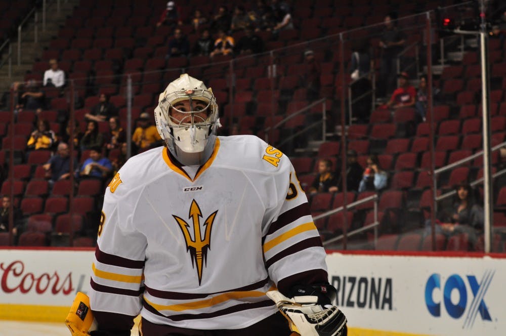 ASU Hockey Robert Levin WarmUp