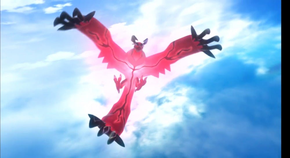 One of the new legendaries shown in the trailer. Its name remains a mystery… Photo courtesy Nintendo