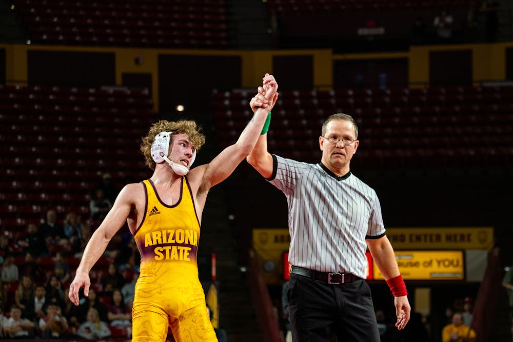ASU Wrestling ends Pac12 dominance with another emphatic victory The