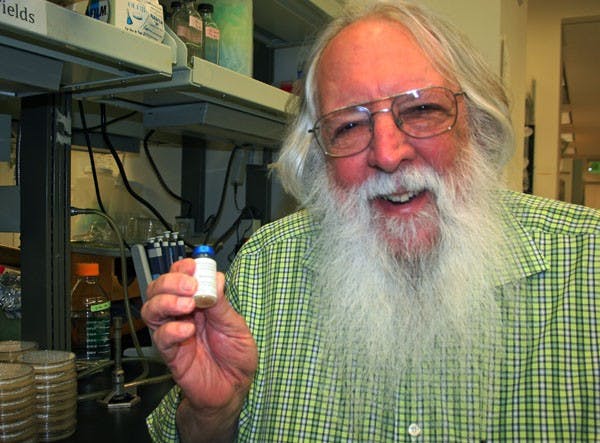 Center for Infectious Diseases and Vaccinology Director Roy Curtiss worked with a team of researchers to develop vaccines from salmonella strains that could prevent fatal diseases. (Photo by Manikandan Vijayakumar)