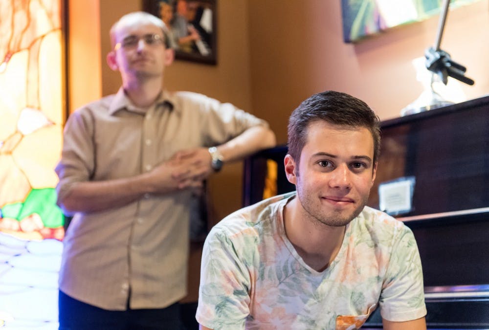 Zak Ghali, right,&nbsp;a&nbsp;sophomore political science major, is the&nbsp;campaign manager for&nbsp;Matthew Cerra, left, who is running for the Maricopa County Board of Supervisors District 1.&nbsp;Maricopa County District 1, which covers the southeast portion of the county, has about 420,000 voters.