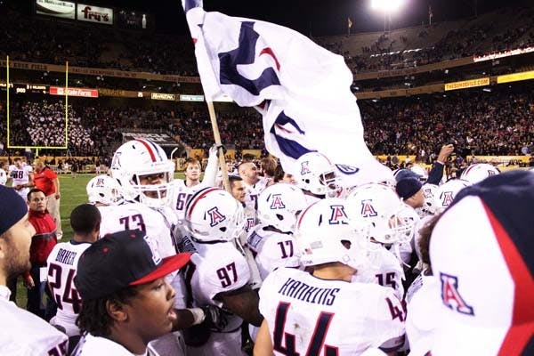 Tempe Mayor Mark Mitchell bet a dinner and a six-pack of beer from Four Peaks Brewery that ASU would beat UA in Friday's Territorial Cup football game. (Photo by Beth Easterbrook)