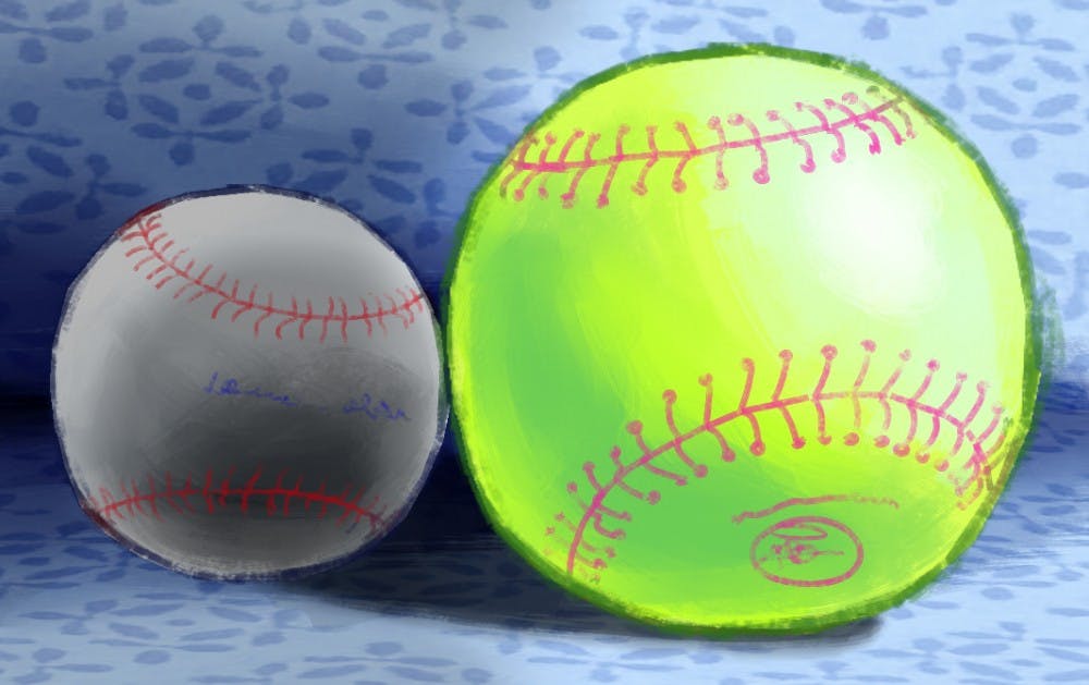 Image result for softball vs baseball