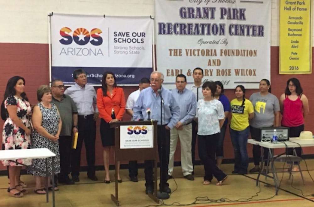 Congressman Ed Pastor and elected officials explain why they are supporting the Save Our Schools effort.